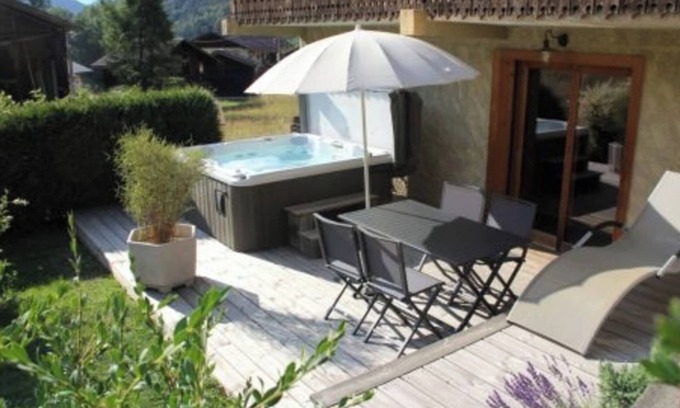 Taninges Cabaña | Casa rural en casa rural con encanto residencia / cubierta-Sauna-vapor / Haute-Savoie