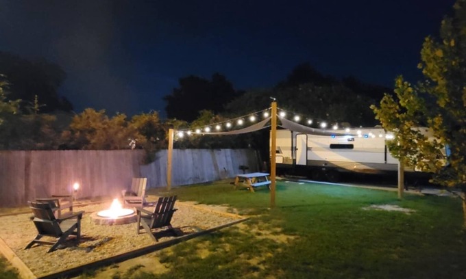 Brent Casa | Coleman Camper Backyard Oasis-Beaches-shopping-dining