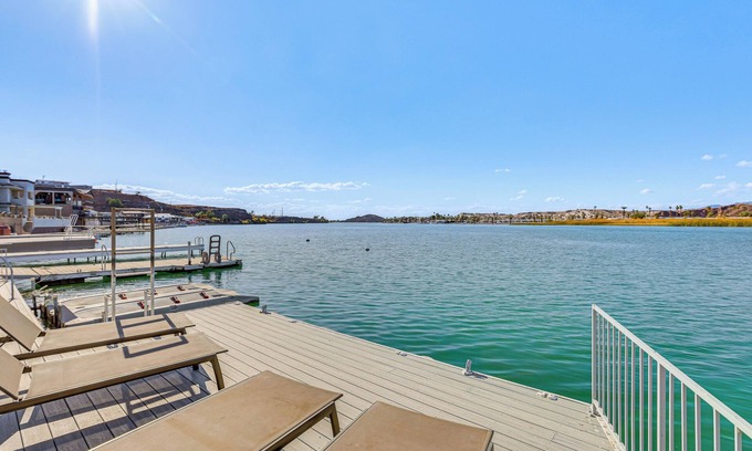 Bluewater Casa | Colorado River Retreat w/ Dock in Parker!