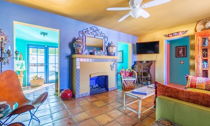 La Quinta Cove Casa | Colorful, happy place! Pet friendly!
