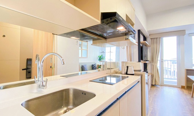 Java Apartamento | Combined And Big Studio At Tokyo Riverside Pik 2 Apartment
