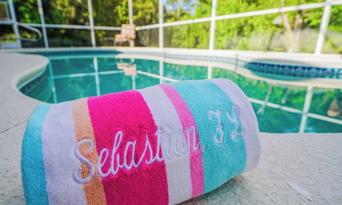 Sebastian Highlands Casa | Come Home to Paradise…. Screened in pool with covered lanai and hot tub