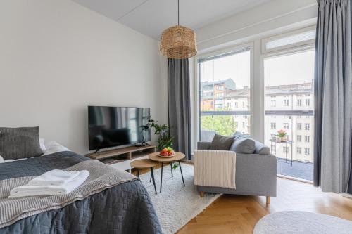 Tampere Casa | Come in! "Sonetti 2" Brand new studio in centrum next to the Tampere Metso library!