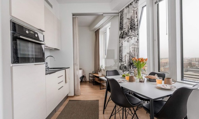 Tampere Condominio | Come in! "Topaasi 3" Magnificent 1bd above skies!