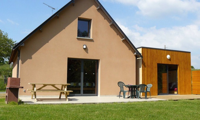 Saint-Martin-des-Champs Casa | acogedora casa de campo con spa en el Mont Saint-Michel Bay