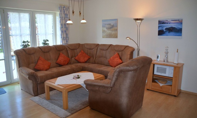 Werdum Apartamento | TOP apartamento, en el balneario Werdum, Wi-Fi u. Tel. Gratuito.