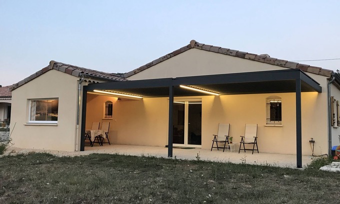 Saint-Maurice-d'Ibie Casa | Cómoda casa con aire acond e fibra optica *** cerca de Vallon Pont d'Arc -