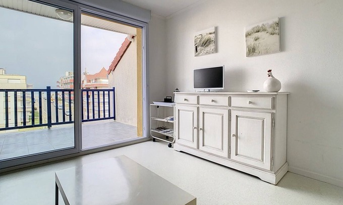 Stella-Plage Apartamento | Apartamento Cómodo 2 Habitaciones a 100m de la Playa con Parking
