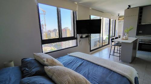 Nunoa Apartamento | Moderno Estudio frente a Mall Plaza Egaña