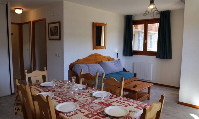 Aussois Apartamento | Apartamento cómodo para 6, zona tranquila