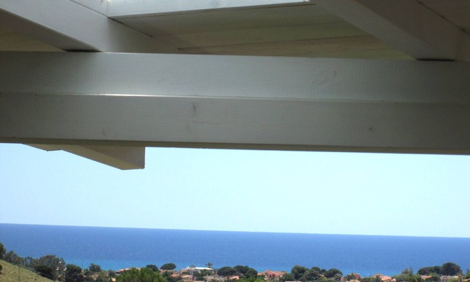 Solanas Apartamento | Cómodo apartamento con terraza con vistas al mar, cerca de Villasimius