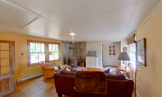 Lake Township Casa | Comfortable cabin on the Lower Platte with dock, deck, wood stove & fast WiFi