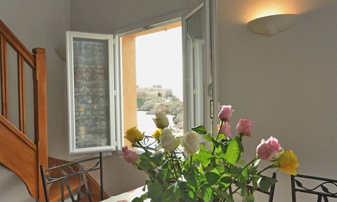 Giens Apartamento | Cómodo dúplex en la península de Giens con vistas al mar Porquerolles