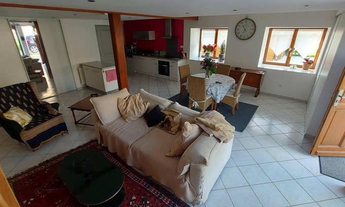 Verdelais Casa | Comfortable house with view on the vineyard slopes. Large living room of 50 m2