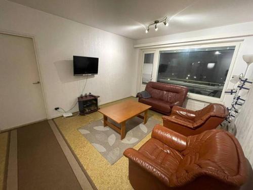 Rauma Apartamento | Comfortable neat large 3 room kitchen glass balcony apt Rauma center