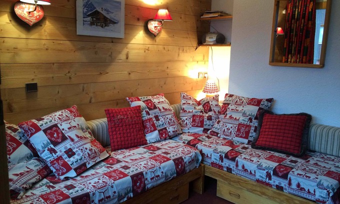 Meribel-Mottaret Apartamento | Cómodo estudio para 4 personas en Méribel Mottaret, al pie de las 3 pistas de Vallées