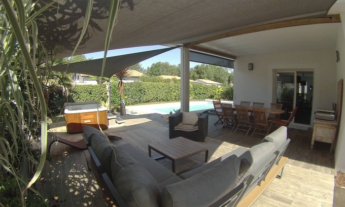 Tosse Casa | Casa Piscina / jacuzzi todas las comodidades Limitrophe Seignosse