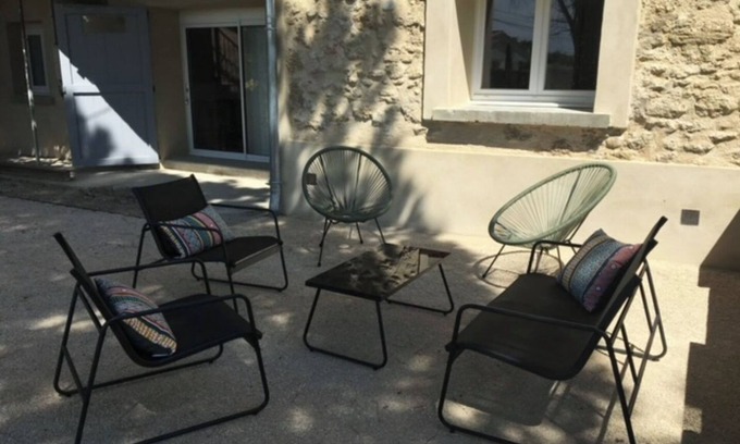 Courthezon Apartamento | Comfortable T3 apartment in mas provençal near the countryside