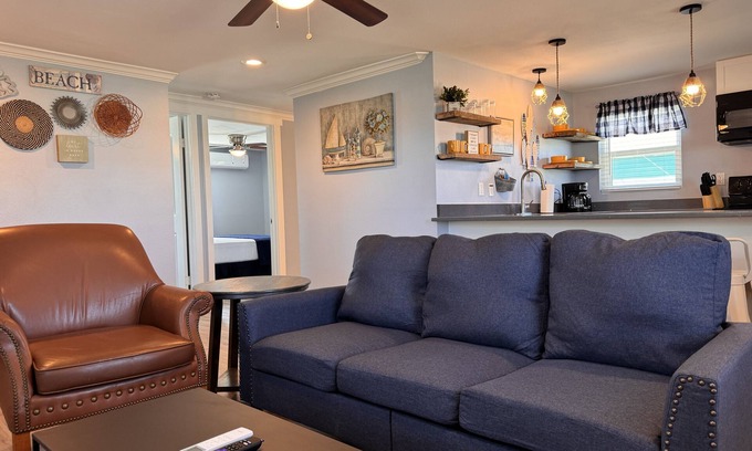 Surfside Beach Casa | Comfy Coastal Cottage One