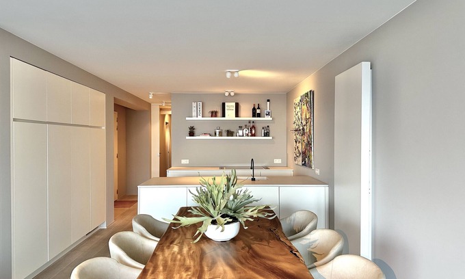 Knokke Apartamento | comfy design apartment with garden and sea view