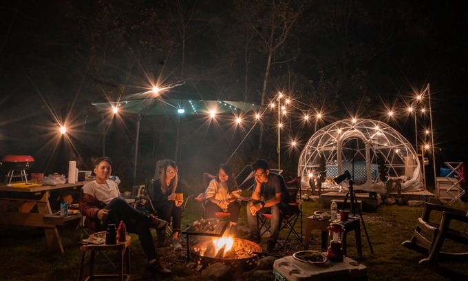 Jefferson Alquiler De RV | ComfyDome Forest-Side Glamping