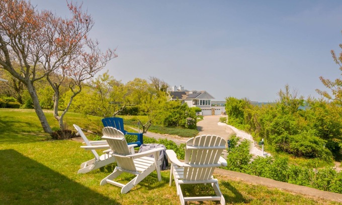 Sagamore Beach Casa | Commanding Views of Cape Cod Bay from all Three Levels