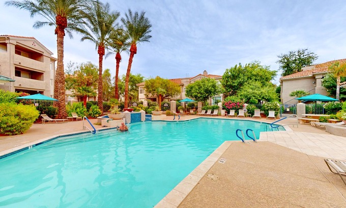 Portofino Condominio | Condo with on-site pool, clubhouse, movie theater, & pedestrian paths