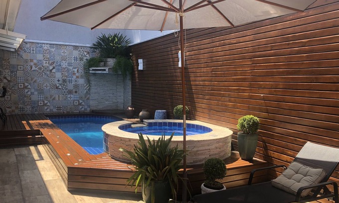 Cotia Casa | Condominium house with Jacuzzi Hydro Pool and Fireplace Granja Viana