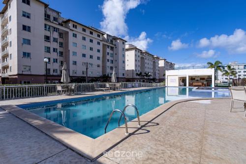 Sao Domingos Apartamento | Condominio con piscina a 850m de la Playa del Sur, Ilhéus/BA VGT