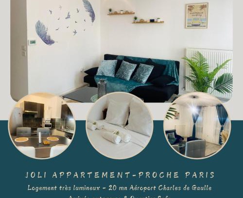 Goussainville Apartamento | Confort appart entre Paris & Aéroport Charles de Gaulle