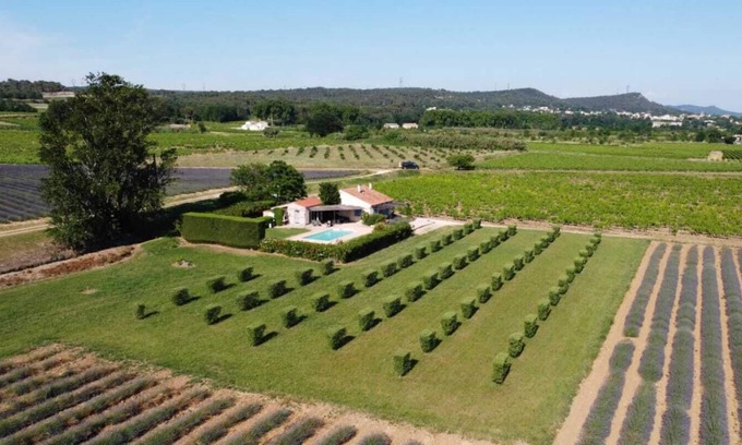 Saint Michel d'Euzet Casa | En la naturaleza, cerca del río, piscina privada, canoa