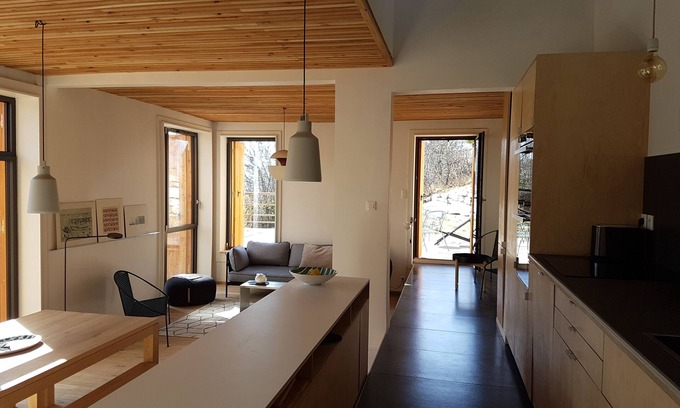 Puy-Saint-Andre Chalet De Esquí | Chalet arquitecto contemporáneo. Esquí en Serre Chevalier y Montaña verano