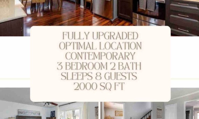 Greensboro Casa | Contemporary & Cheerful Great choice for families