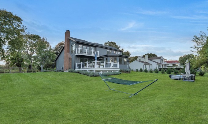Southold Casa | Contemporary Colonial home with pristine Peconic bay views, steps to...