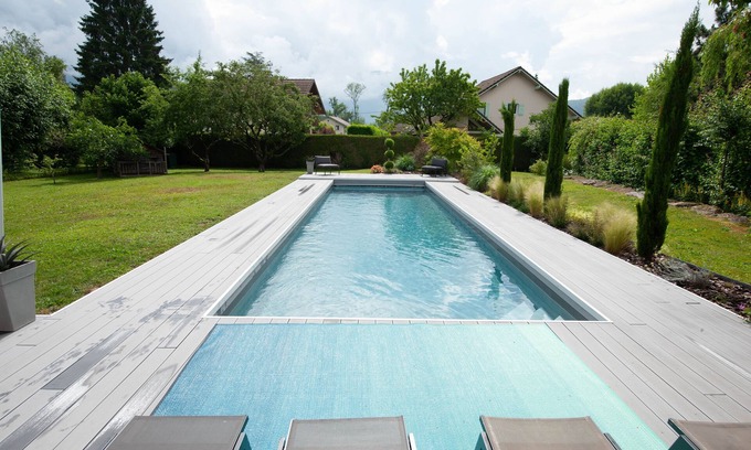 Saint-Jorioz Casa | Casa con piscina entre lago y montaña