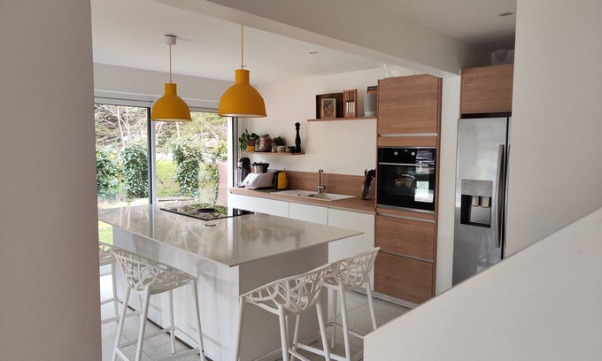 Larmor-Plage Casa | Contemporary house close to the beach
