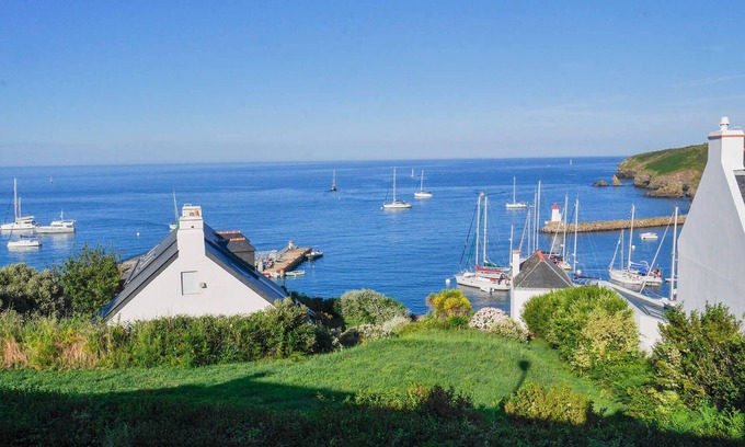 Sauzon Casa | Villa contemporánea con vista al mar en Sauzon