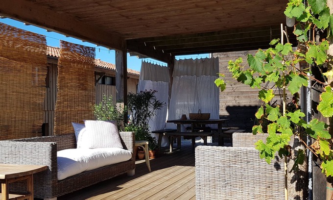Contis-les-Bains Casa | Contis Plage - Casa Madera 80m² + 35M² Terrazas