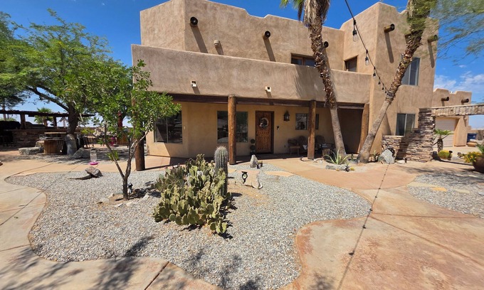 Fortuna Foothills Casa | Cool down in this desert oasis Pool home, with mountain views.