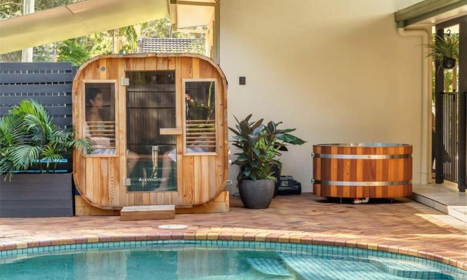 Coolum Beach Casa | Coolum Family Hideaway with Pool, Sauna & Ice Bath
