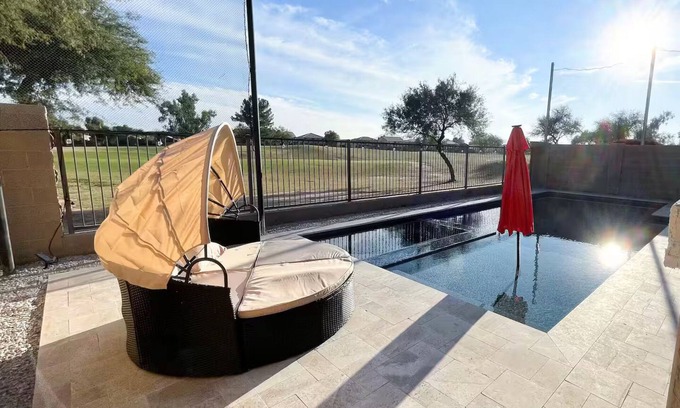 Queen Creek Casa | Copper Cactus House: Upscale Oasis with Pool & Spa