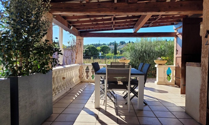 Le Plan-de-Grasse Casa | Coquette 3-bedroom house, air-conditioned, in Grasse Côte d'Azur