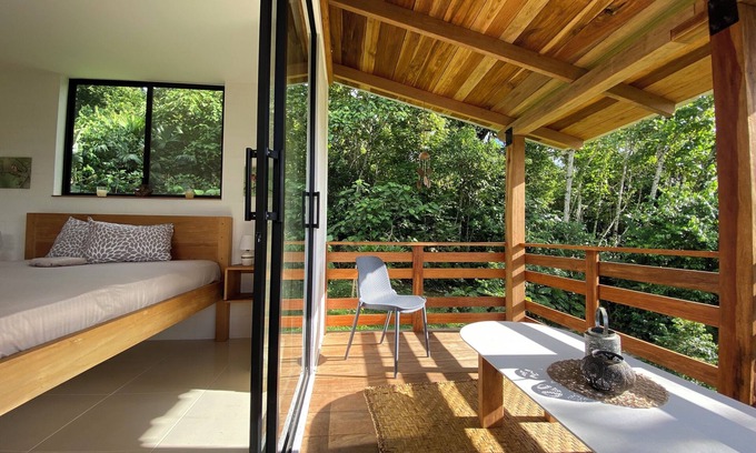 Tena Apartamento | Coral Tree Lodge Tena - Sala de selva