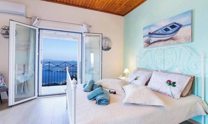 Spartylas Casa | CORFU SIGHT BLUE HOUSE breathtaking view