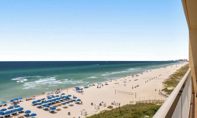 Lower Grand Lagoon Condominio | Corner Unit Right on the Sand, 2 Lagoon-style Pools, Spectacular Views