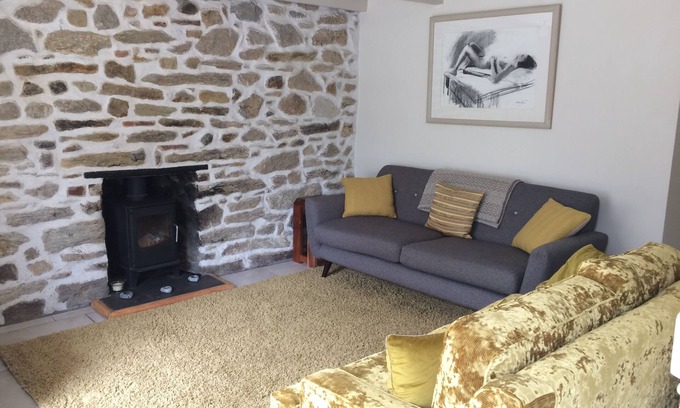 Perranarworthal Cabaña | Cottage tradicional de Cornualles en la encantadora aldea rural de Perranwell Stn entre Truro y Falmouth