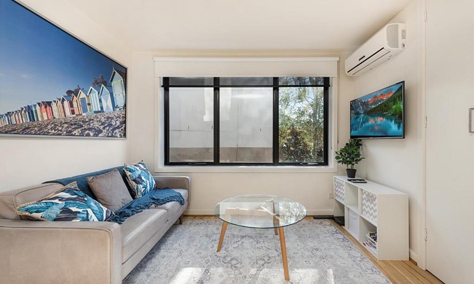 Richmond Apartamento | Cosy 1-Bed Unit near MCG and AAMI Park