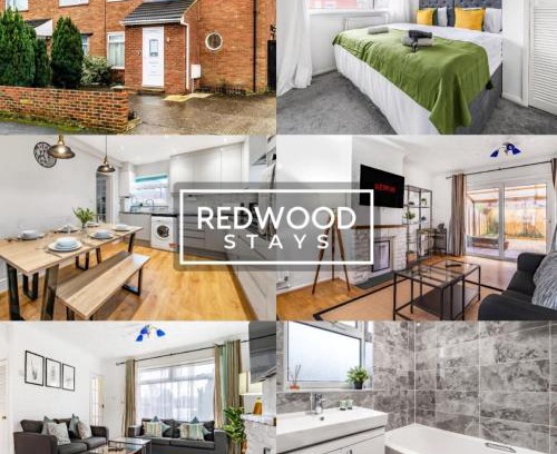 Camberley Casa | Cosy 3-Bedroom Serviced House with Free Fast WiFi and Parking for 2 Cars By Redwood Stays