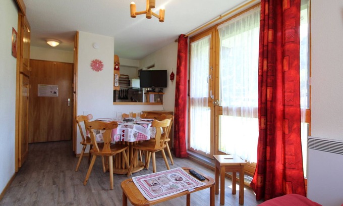 Lanslevillard Apartamento | Acogedor apartamento 4 pers con balcón y WIFI a pie de pistas