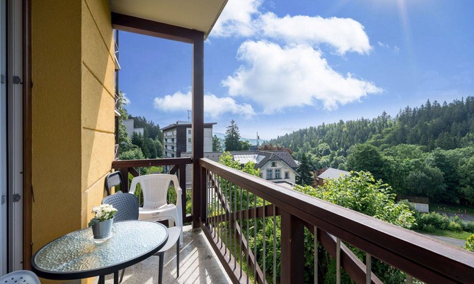 Janske Lazne Apartamento | Precioso apartamento para 4 personas con WIFI, TV, balcón y mascotas permitida